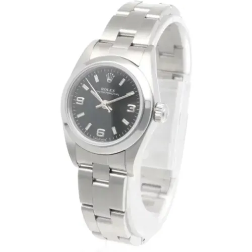 Pre-owned Stainless Steel watches , female, Sizes: ONE SIZE - Rolex Vintage - Modalova