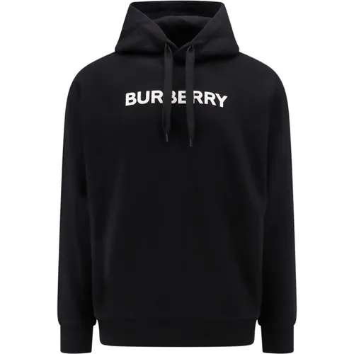 Baumwoll-Sweatshirt mit Frontlogo , Herren, Größe: L - Burberry - Modalova