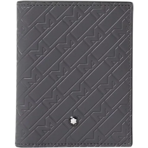 Forged Iron Compact Wallet , male, Sizes: ONE SIZE - Montblanc - Modalova