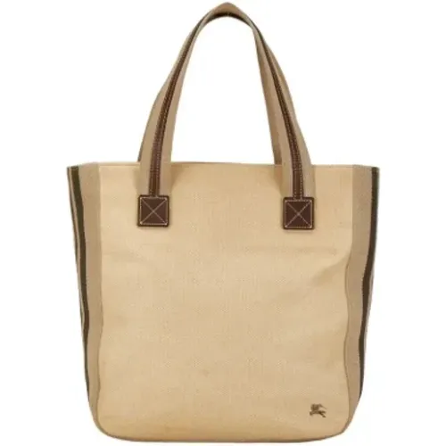 Pre-owned Canvas totes , female, Sizes: ONE SIZE - Burberry Vintage - Modalova