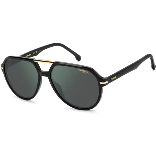 Schwarze Greengrey Sonnenbrille Hoher Kontrast Antireflex - Carrera - Modalova