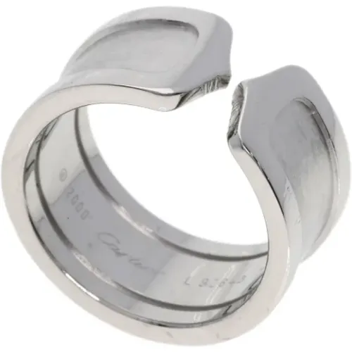 Pre-owned White Gold rings , female, Sizes: ONE SIZE - Cartier Vintage - Modalova