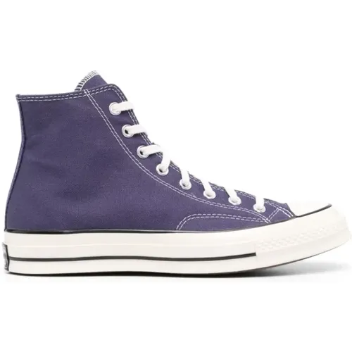 Chuck 70 Hi-Top Lavendel Sneakers , Herren, Größe: 37 EU - Converse - Modalova