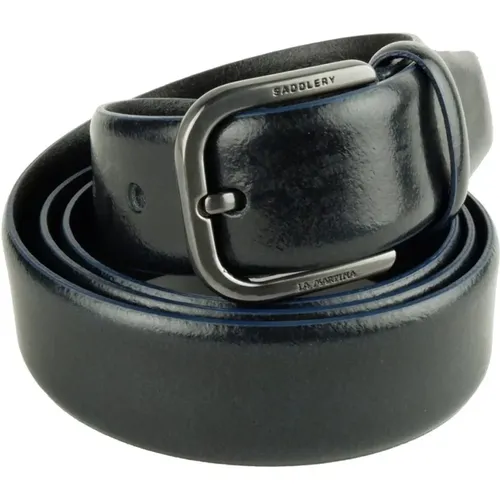 Leather Belt Stylish Model , male, Sizes: 110 CM - LA MARTINA - Modalova