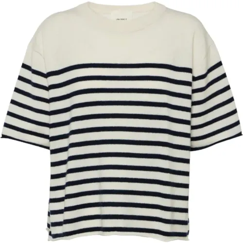 Cashmere Striped T-shirt , female, Sizes: XS - Lisa Yang - Modalova