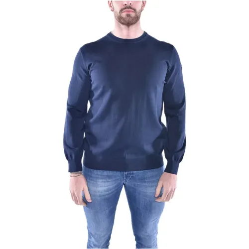 Cotton Crewneck Sweater , male, Sizes: M, S, XL, L - PAUL & SHARK - Modalova