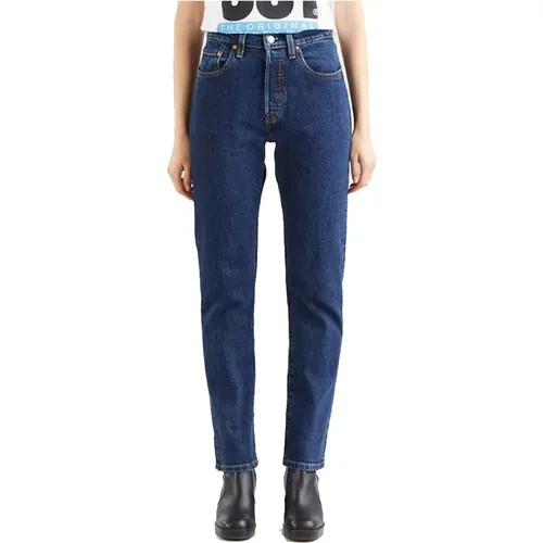 Levi's , Jeans 501 Crop , female, Sizes: W26 - Levis - Modalova
