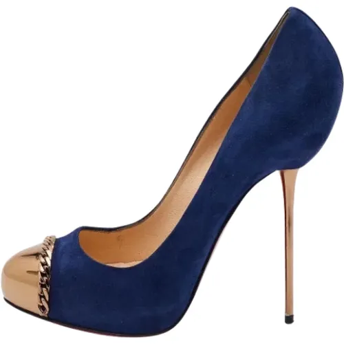 Pre-owned Wildleder heels , Damen, Größe: 40 EU - Christian Louboutin Pre-owned - Modalova