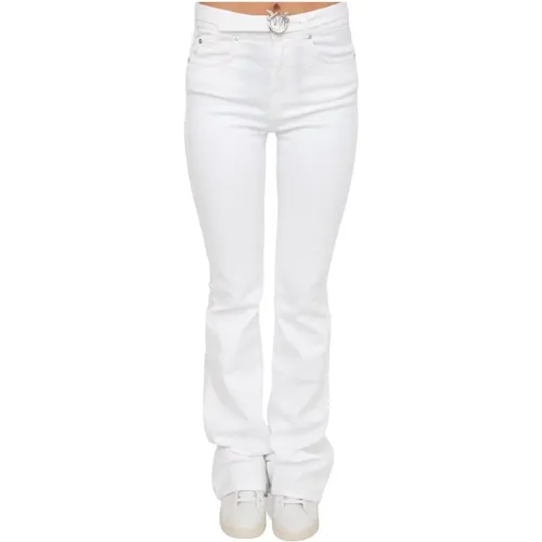 Boot-cut Jeans , female, Sizes: W26 - pinko - Modalova
