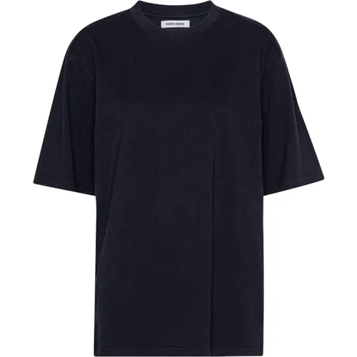 Navy Oversized Rundhals Tee - Henrik Vibskov - Modalova