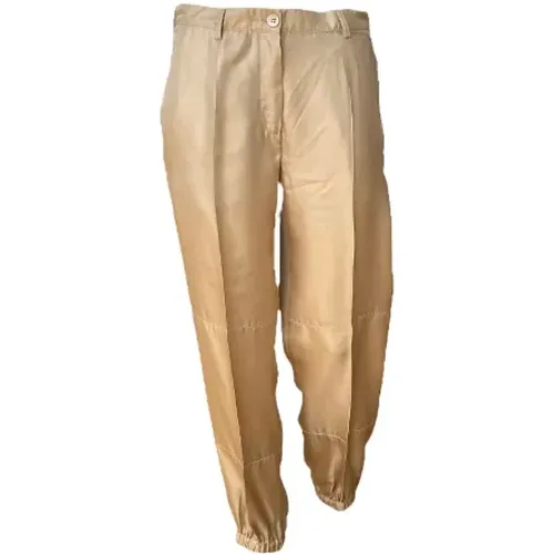 Pre-owned Silk bottoms , unisex, Sizes: L - Prada Vintage - Modalova