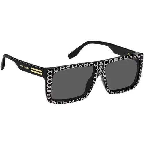 Stilvolle Retro-Sonnenbrille fÃ¼r MÃ¤nner , Herren, Größe: 58 MM - Marc Jacobs - Modalova