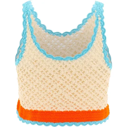 Crochet Stresa Tank Top , female, Sizes: M - Max Mara - Modalova