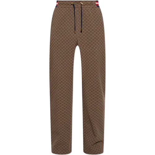 Monogrammed trousers , male, Sizes: M, L - Balmain - Modalova