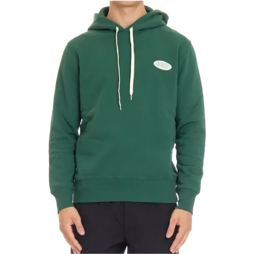 Grüner Pullover mit Kapuze und Logos - Autry - Modalova