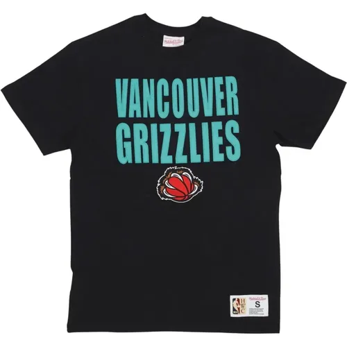 Vancouver Grizzlies NBA Tee , male, Sizes: L - Mitchell & Ness - Modalova