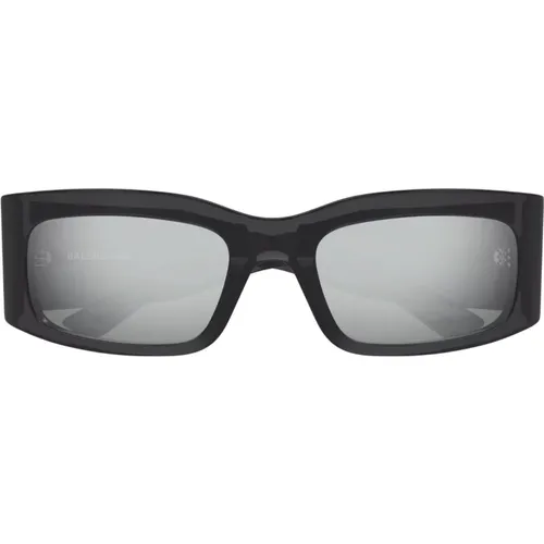 Grey Sunglasses, versatile and stylish , female, Sizes: 56 MM - Balenciaga - Modalova