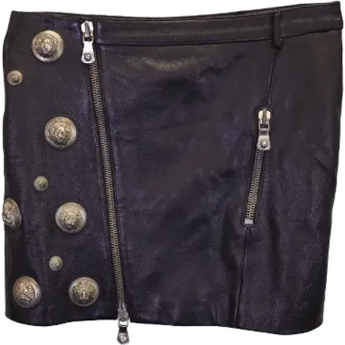 Pre-owned Leather bottoms , female, Sizes: 2XS - Versace Pre-owned - Modalova