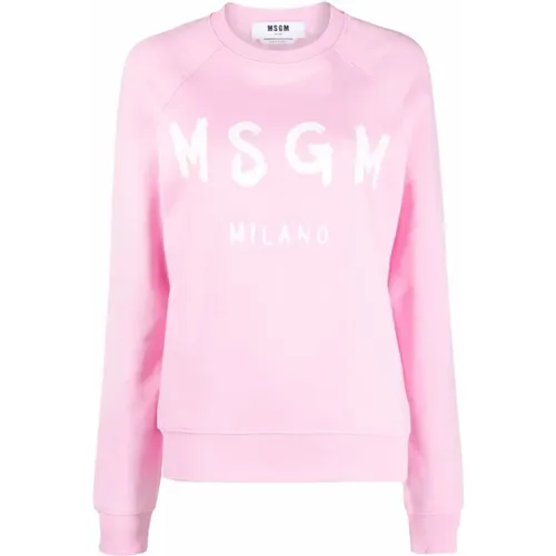 Womens Clothing Sweatshirts Noos , female, Sizes: M, L, XS - Msgm - Modalova