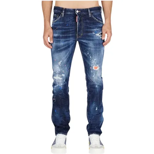 Cool Guy Waschblaue Jeans , Herren, Größe: M - Dsquared2 - Modalova