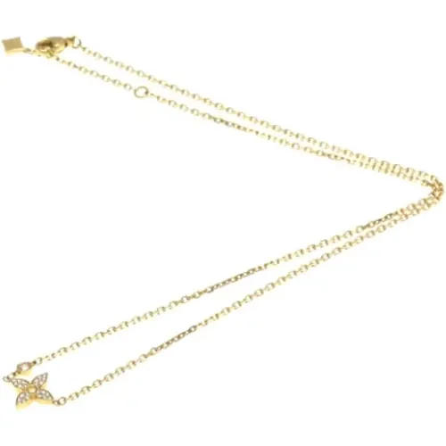 Pre-owned Rose Gold necklaces , female, Sizes: ONE SIZE - Louis Vuitton Vintage - Modalova