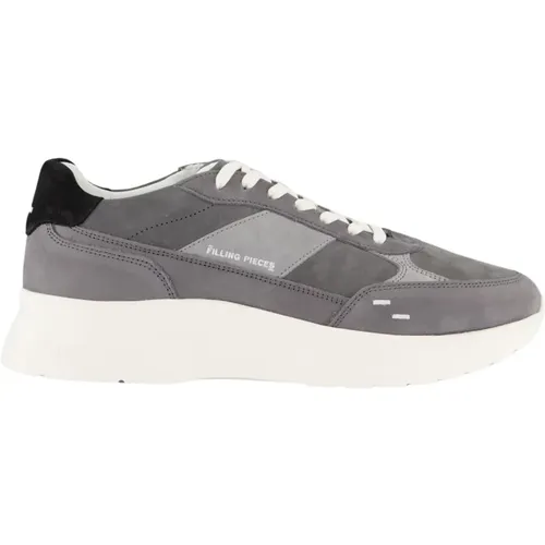 Jet Runner Grey Sneakers , male, Sizes: 11 UK, 7 UK, 9 UK, 10 UK - Filling Pieces - Modalova