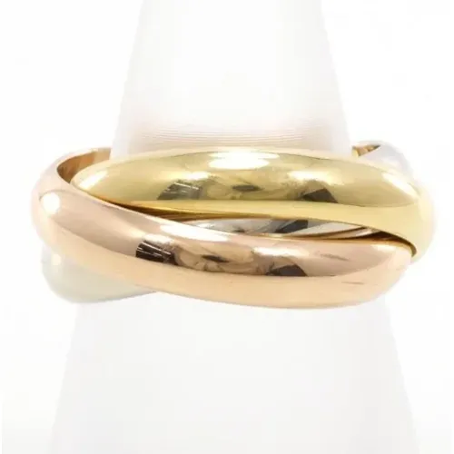 Pre-owned Gold rings , female, Sizes: ONE SIZE - Cartier Vintage - Modalova