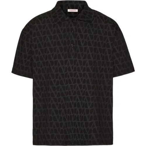 Schwarze T-Shirts & Polos für Männer - Valentino Garavani - Modalova