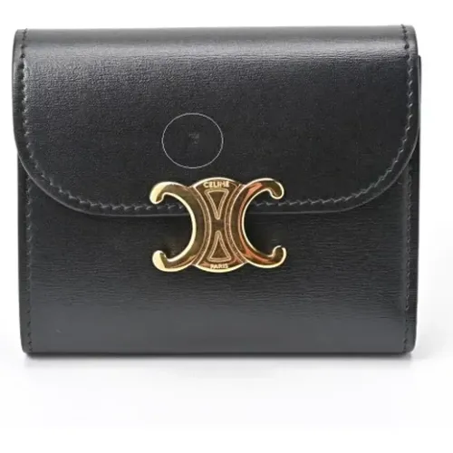 Pre-owned Leather wallets , female, Sizes: ONE SIZE - Celine Vintage - Modalova