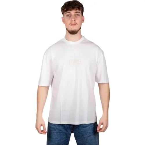 Klassisches T-Shirt , Herren, Größe: L - Armani Exchange - Modalova