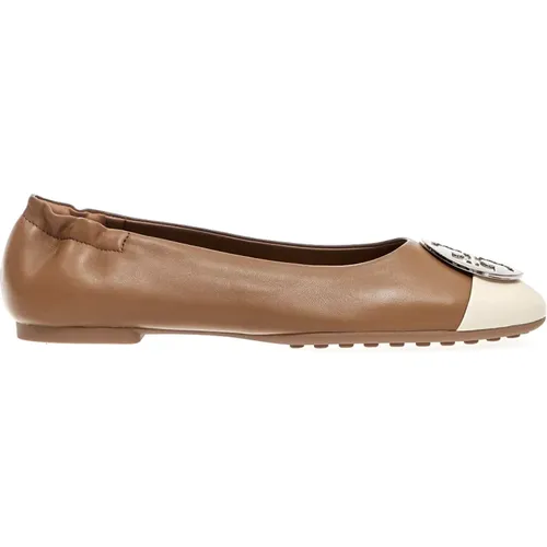 Almond Cap Toe Ballet Flats - Size 36 , female, Sizes: 3 1/2 UK, 4 UK, 3 UK - TORY BURCH - Modalova