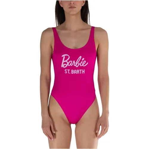 Barbie One-Piece Swimsuit , female, Sizes: M - MC2 Saint Barth - Modalova