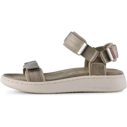 Elegante Komfort-Sandale mit Fischleder-Details , Damen, Größe: 36 EU - Woden - Modalova