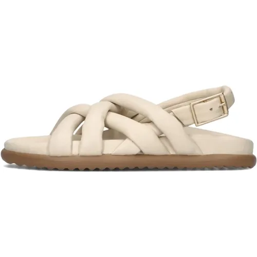 Ecru Candy Kriss Sandalen , Damen, Größe: 41 EU - Via Vai - Modalova