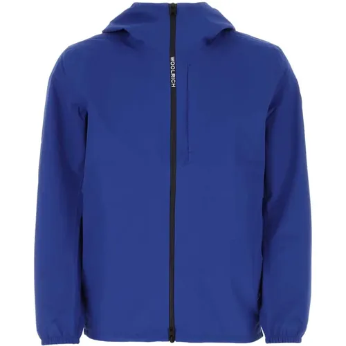 Electric Polyester K-Way Jacket , male, Sizes: XL - Woolrich - Modalova