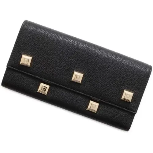 Pre-owned Leather wallets , female, Sizes: ONE SIZE - Salvatore Ferragamo Pre-owned - Modalova