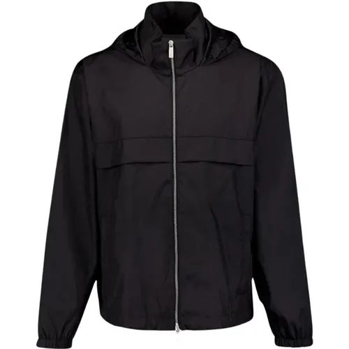 Zip-Fastening Long-Sleeve Jacket , male, Sizes: M, XL, L - Off White - Modalova