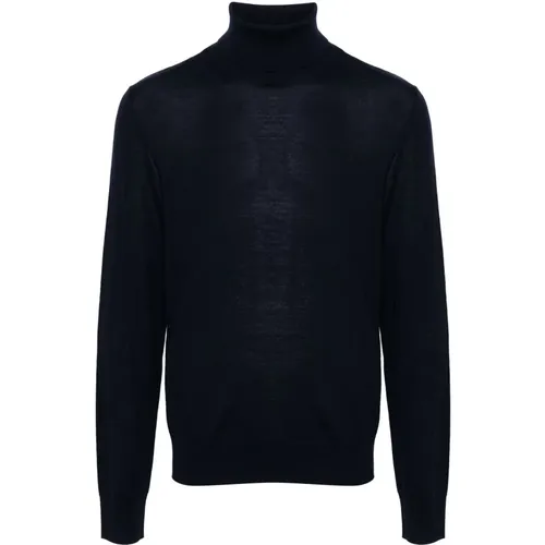 Blauer Basic Rollkragenpullover , Herren, Größe: S - Dsquared2 - Modalova