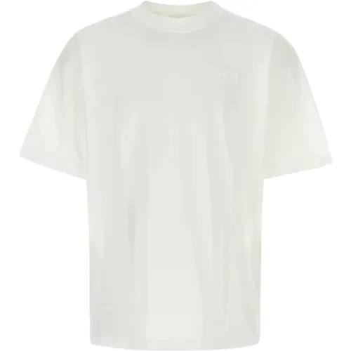 Weißes Baumwoll-Oversize-T-Shirt - Vetements - Modalova