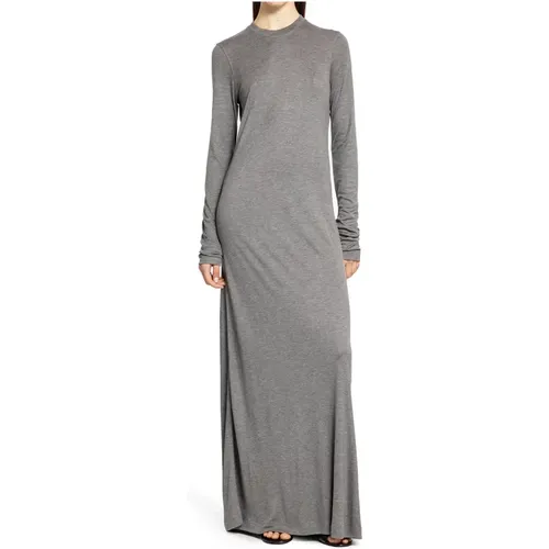 Elegant Jersey Dress with Long Sleeves , female, Sizes: XS, L - TotêMe - Modalova