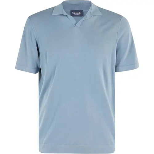 Frosted Polo Shirt , male, Sizes: M - Drumohr - Modalova