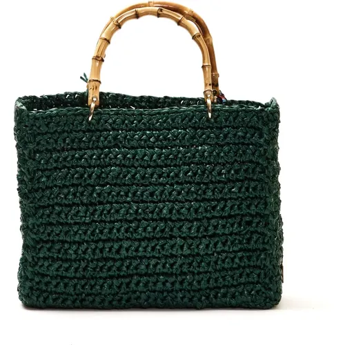 Forest Crochet Handbag Ss23 , female, Sizes: ONE SIZE - Chica London - Modalova