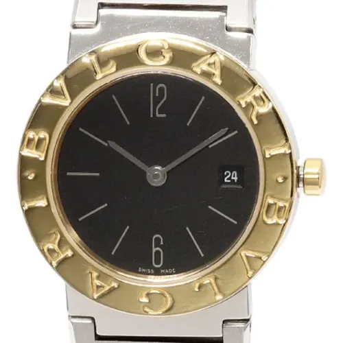 Pre-owned Stainless Steel watches , female, Sizes: ONE SIZE - Bvlgari Vintage - Modalova