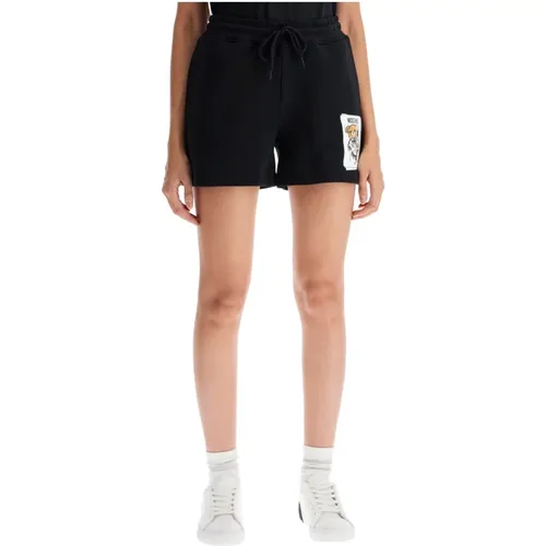 Teddy Bear Sports Shorts , female, Sizes: 2XS, S, XS - Moschino - Modalova