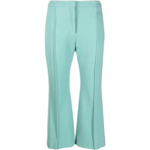 Clear Mid-Rise Cropped Trousers , female, Sizes: S - Jil Sander - Modalova