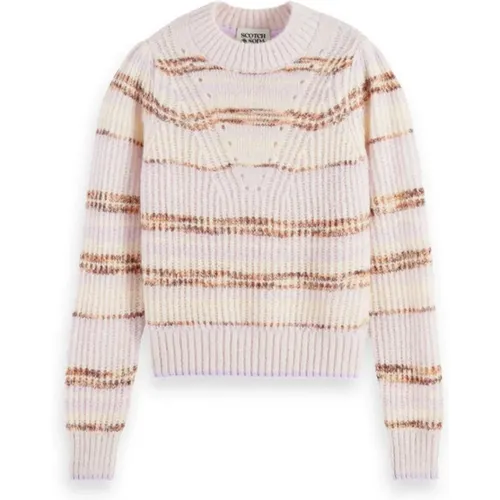 Lila Puffärmel Pullover - Scotch & Soda - Modalova