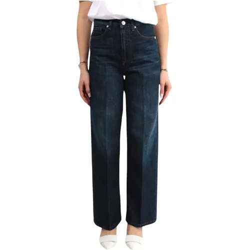 Blaue Slim Fit Jeans , Damen, Größe: W29 - Nine In The Morning - Modalova