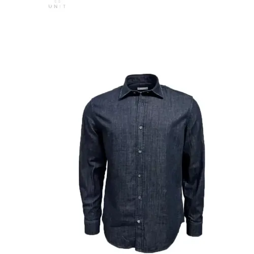 Dark Washed Denim Shirt , male, Sizes: M - Jacob Cohën - Modalova