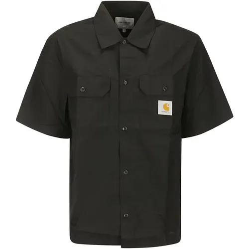 Craft Polyester/Cotton Poplin Shirt , male, Sizes: M, L, S - Carhartt WIP - Modalova