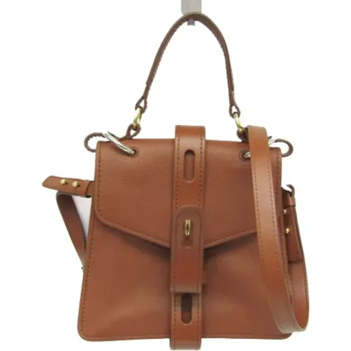 Pre-owned Leder Schultertasche , Damen, Größe: ONE Size - Chloé Pre-owned - Modalova